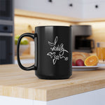 I Totally Heart You   |   15 oz. Black Ceramic Mug