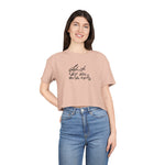 Inspirational Women's Crop Tee - Listen to Your Inner Voice