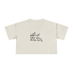Inspirational Women's Crop Tee - Listen to Your Inner Voice