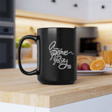 A Prime Posey   |   15 oz. Black Ceramic Mug