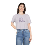 Inspirational Women's Crop Tee - Listen to Your Inner Voice