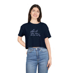 Inspirational Women's Crop Tee - Listen to Your Inner Voice