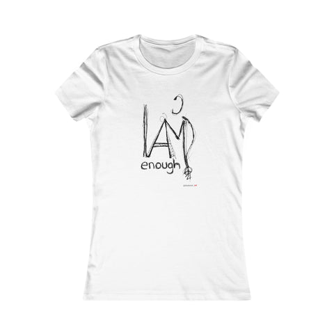 shalome_art original "I am enough" women's favorite tee