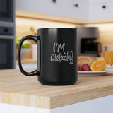 I'm Abstracted   |   15 oz. Black Ceramic Mug