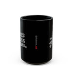 Criss Cross Sushi   |   15 oz. Black Ceramic Mug