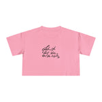Inspirational Women's Crop Tee - Listen to Your Inner Voice