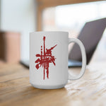 Criss Cross Sushi   |  15 oz. White Ceramic Mug