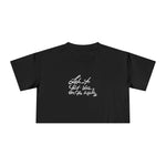 Inspirational Women's Crop Tee - Listen to Your Inner Voice