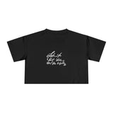 Inspirational Women's Crop Tee - Listen to Your Inner Voice