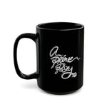 A Prime Posey   |   15 oz. Black Ceramic Mug