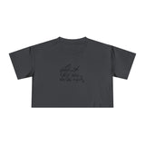 Inspirational Women's Crop Tee - Listen to Your Inner Voice
