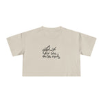 Inspirational Women's Crop Tee - Listen to Your Inner Voice