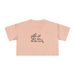 Inspirational Women's Crop Tee - Listen to Your Inner Voice