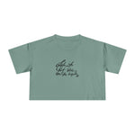 Inspirational Women's Crop Tee - Listen to Your Inner Voice