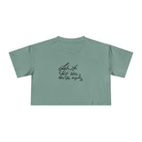 Inspirational Women's Crop Tee - Listen to Your Inner Voice