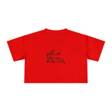 Inspirational Women's Crop Tee - Listen to Your Inner Voice