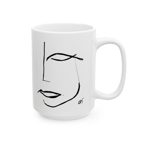 shalome_art original "yes I heard you" 15 oz ceramic mug