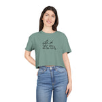 Inspirational Women's Crop Tee - Listen to Your Inner Voice