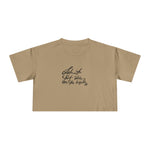 Inspirational Women's Crop Tee - Listen to Your Inner Voice