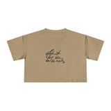 Inspirational Women's Crop Tee - Listen to Your Inner Voice
