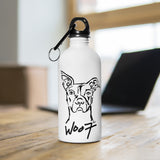 Stainless Steel Water Bottle - Woof Series - At Attention
